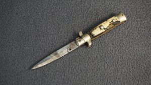 ++ Vintage RARE MAURO MARIO ITALY 3" Stiletto Switchblade Pocket Knife ++