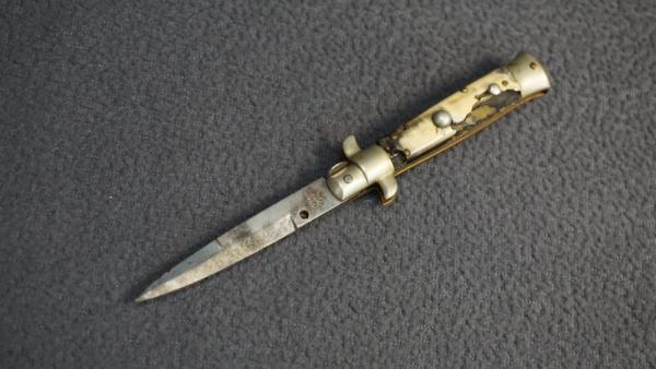 ++ Vintage RARE MAURO MARIO ITALY 3" Stiletto Switchblade Pocket Knife ++ ++ Vintage RARE MAURO MARIO ITALY 3" Stiletto Switchblade Pocket Knife ++
