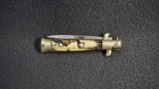 ++ Vintage RARE MAURO MARIO ITALY 3" Stiletto Switchblade Pocket Knife ++ ++ Vintage RARE MAURO MARIO ITALY 3" Stiletto Switchblade Pocket Knife ++