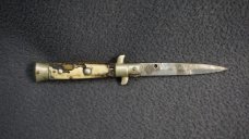 ++ Vintage RARE MAURO MARIO ITALY 3" Stiletto Switchblade Pocket Knife ++ ++ Vintage RARE MAURO MARIO ITALY 3" Stiletto Switchblade Pocket Knife ++
