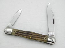 Queen Cutlery Co. #47 Half Whittler in Winterbottom Bone: Queen Cutlery Co. #47 Half Whittler in Winterbottom Bone: