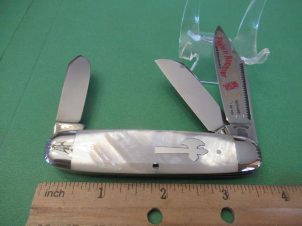 Fight'N Rooster  1995 Pearl Cattle Knife  1 of 100