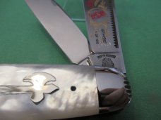 Fight'N Rooster  1995 Pearl Cattle Knife  1 of 100