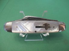 Fight'N Rooster  1995 Pearl Cattle Knife  1 of 100