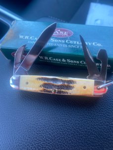 2007 Case XX USA 6.54090R SS JR Scout Bonestag Bone Handles With 4 Tools/Blades New In Box 2007 Case XX USA 6.54090R SS JR Scout Bonestag Bone Handles With 4 Tools/Blades New In Box