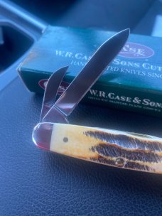 2007 Case XX USA 6.54090R SS JR Scout Bonestag Bone Handles With 4 Tools/Blades New In Box 2007 Case XX USA 6.54090R SS JR Scout Bonestag Bone Handles With 4 Tools/Blades New In Box