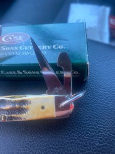 2007 Case XX USA 6.54090R SS JR Scout Bonestag Bone Handles With 4 Tools/Blades New In Box 2007 Case XX USA 6.54090R SS JR Scout Bonestag Bone Handles With 4 Tools/Blades New In Box