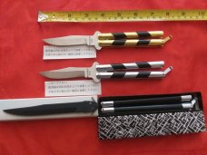 Vintage Butterfly Knife/Balisong 3 Knife Collection; Made in Japan