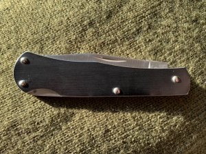 Rare Cutco USA 1882 Bullwhip Knife Aluminum Handle Plain Edge
