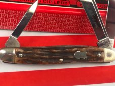 Vintage J A Henckels, "1731 - 1975 Our Best" 3 Blade Stockman w/ Great Antique Stag Handles! NOS Vintage J A Henckels, "1731 - 1975 Our Best" 3 Blade Stockman w/ Great Antique Stag Handles! NOS