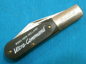 VINTAGE FORD NEW HOLLAND COLONIAL PROV USA BARLOW BAREHEAD FOLDING POCKET KNIFE KNIVES OLD AD