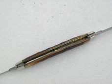 Queen Cutlery #15 half congress - Rare: 3 7/16” closed, circa 1946, genuine Roger bone handles Queen Cutlery #15 half congress - Rare: 3 7/16” closed, circa 1946, genuine Roger bone handles