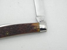 Queen Cutlery #15 half congress - Rare: 3 7/16” closed, circa 1946, genuine Roger bone handles Queen Cutlery #15 half congress - Rare: 3 7/16” closed, circa 1946, genuine Roger bone handles