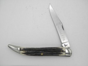 Queen Cutlery #20 Texas Tooth Pick Winterbottom bone:  5” closed,
