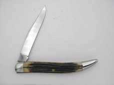 Queen Cutlery #20 Texas Tooth Pick Winterbottom bone: 5” closed, Queen Cutlery #20 Texas Tooth Pick Winterbottom bone: 5” closed,