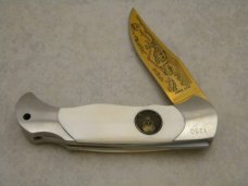 Boker Solingen Germany Stainless 1985 LTD. Bone The Legend of Blackbeard 2003 Lockback Knife - NIB Boker Solingen Germany Stainless 1985 LTD. Bone The Legend of Blackbeard 2003 Lockback Knife - NIB