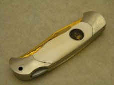 Boker Solingen Germany Stainless 1985 LTD. Bone The Legend of Blackbeard 2003 Lockback Knife - NIB Boker Solingen Germany Stainless 1985 LTD. Bone The Legend of Blackbeard 2003 Lockback Knife - NIB