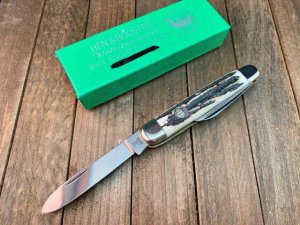 Hen and Rooster Bertram Cutlery Solingen Germany Stag  Anglo Saxon Whittler 