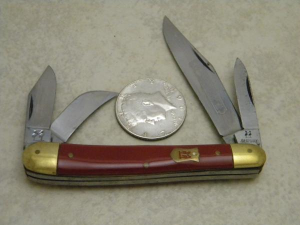 Robt Klass Solingen Germany Kissing Crane 2340 XVI Red Four Master Stockman Knife c.1977 Robt Klass Solingen Germany Kissing Crane 2340 XVI Red Four Master Stockman Knife c.1977
