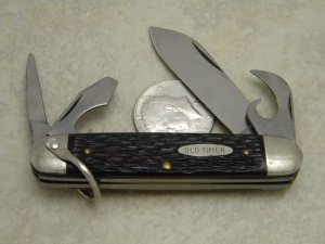 Ulster USA Jigged Delrin Old Timer Camp Scout Knife