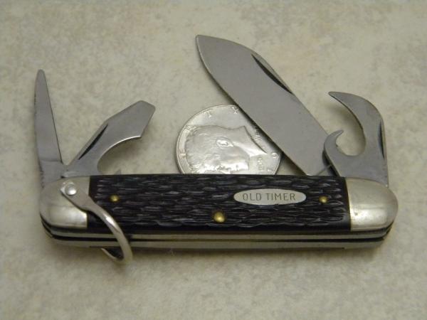 Ulster USA Jigged Delrin Old Timer Camp Scout Knife