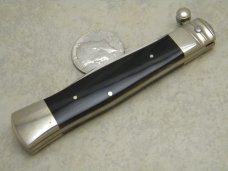 Rare Vintage SARCO Roll-X Buffalo Horn Roller Lockback Folding Knife Rare Vintage SARCO Roll-X Buffalo Horn Roller Lockback Folding Knife
