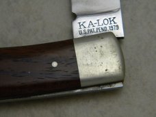 Ka-Bar KA-LOK Stainless 2228 Japan Wood Bolster Lock Locking Blade Knife 1979 Ka-Bar KA-LOK Stainless 2228 Japan Wood Bolster Lock Locking Blade Knife 1979