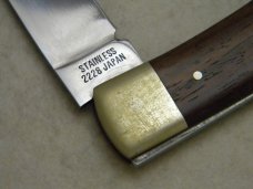 Ka-Bar KA-LOK Stainless 2228 Japan Wood Bolster Lock Locking Blade Knife 1979 Ka-Bar KA-LOK Stainless 2228 Japan Wood Bolster Lock Locking Blade Knife 1979