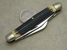 Queen Steel #9 Imitation Winterbottom Bone Etched Tang Stamp Stockman Knife Queen Steel #9 Imitation Winterbottom Bone Etched Tang Stamp Stockman Knife