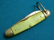 VINTAGE GIRL SCOUTS KUTMASTER UTICA NY USA GS SHIELD CAMP SURVIVAL FOLDING POCKET KNIFE KNIVES OLD