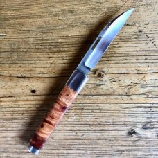Kroo Blade Sleeveboard Jack with Becote Burl Scales and Wharncliffe Blade Kroo Blade Sleeveboard Jack with Becote Burl Scales and Wharncliffe Blade