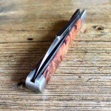 Kroo Blade Sleeveboard Jack with Becote Burl Scales and Wharncliffe Blade Kroo Blade Sleeveboard Jack with Becote Burl Scales and Wharncliffe Blade