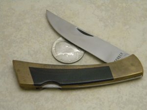 Gerber Portland, OR 97223 USA Wood Classic Folding Lockback Knife c.1970's