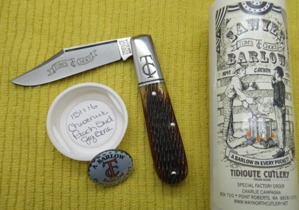 Great Eastern Cutlery Tom's Choice Sawyer Barlow. Charlie Campagna SFO by GEC. ................(709) Great Eastern Cutlery Tom's Choice Sawyer Barlow. Charlie Campagna SFO by GEC. ................(709)