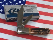 Case xx 1992 Single Blade Barlow Knife w/ Super Nice Deer Stag Handles -NOS and A Beauty! Case xx 1992 Single Blade Barlow Knife w/ Super Nice Deer Stag Handles -NOS and A Beauty!