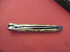 Case XX Tony Bose 2004 Peach Seed Jigged Antique Bone Modified Muskrat Pattern # TB622004 ATS-34 Case XX Tony Bose 2004 Peach Seed Jigged Antique Bone Modified Muskrat Pattern # TB622004 ATS-34