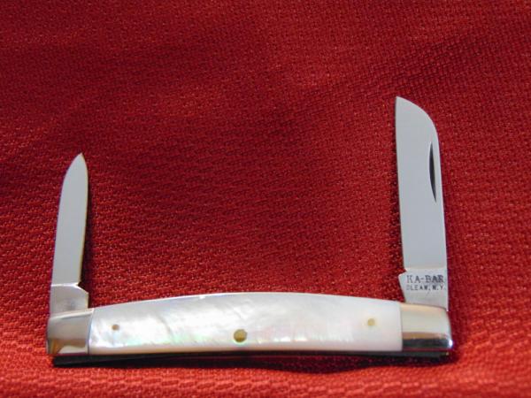 MINT CONDITION KA-BAR OLEAN NY GENUINE PEARL HALF CONGRESS MINT CONDITION KA-BAR OLEAN NY GENUINE PEARL HALF CONGRESS