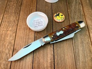 Great Eastern Cutlery Tidioute 66 Calf Roper Antique Autumn Jigged Bone