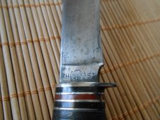 Remington RH 51 Fixed Blade Scout Knife with original sheath marked