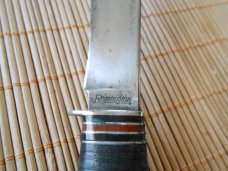 Remington RH 51 Fixed Blade Scout Knife with original sheath marked