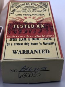 Case 6355 Warncliff Blade Wittler jigged bone Case 6355 Warncliff Blade Wittler jigged bone