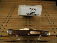 SCHRADE OLD TIMER USA 108OT JR. STOCKMAN TRIPLE BLADE HIGH CARBON STEEL NOS FOLDING POCKET KNIFE SCHRADE OLD TIMER USA 108OT JR. STOCKMAN TRIPLE BLADE HIGH CARBON STEEL NOS FOLDING POCKET KNIFE