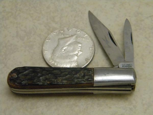 Schmidt & Ziegler German Bull Solingen Germany 550 Bone Baby Barlow Knife Schmidt & Ziegler German Bull Solingen Germany 550 Bone Baby Barlow Knife