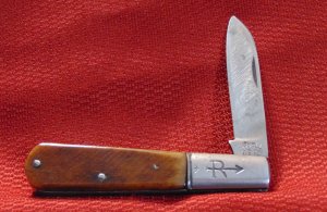 VINTAGE EXC. USED CONDITION OLD RUSSELL USA BARLOW KNIFE 1933/1941