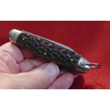VINTAGE EXC. PLUS USED CONDITION A.W. WADSWORTH & SON GERMANY SCOUT KNIFE 1905/1936 VINTAGE EXC. PLUS USED CONDITION A.W. WADSWORTH & SON GERMANY SCOUT KNIFE 1905/1936