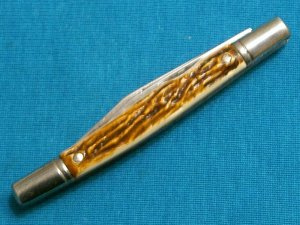 VINTAGE SMALL COLONIAL PROV USA STOCKMAN PEN JACK HUNTING FISHING SURVIVAL EDC KNIFE KNIVES OLD