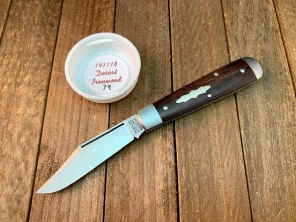 Great Eastern Cutlery Tidioute Boys Knife Pattern 14 Desert Ironwood SFO for TKC Great Eastern Cutlery Tidioute Boys Knife Pattern 14 Desert Ironwood SFO for TKC