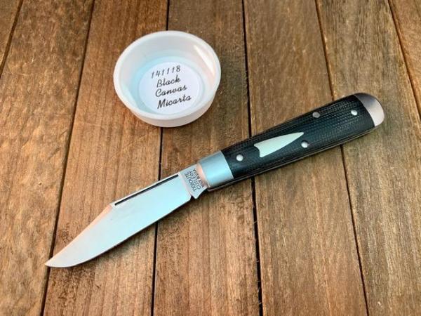 Great Eastern Cutlery Boy’s Knife 14 Black Canvas Micarta SFO for Grand Prairie Knives