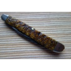 H BOKER & CO'S GERMANY PICK BONE SERPENTINE PEN ca. 1869-1914 H BOKER & CO'S GERMANY PICK BONE SERPENTINE PEN ca. 1869-1914