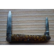 H BOKER & CO'S GERMANY PICK BONE SERPENTINE PEN ca. 1869-1914 H BOKER & CO'S GERMANY PICK BONE SERPENTINE PEN ca. 1869-1914